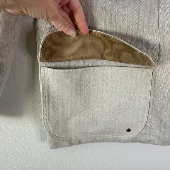 NWT Veronica Beard Abbas Barn Jacket in Oatmeal Suede Collar SZ XS - Picture 4 of 11